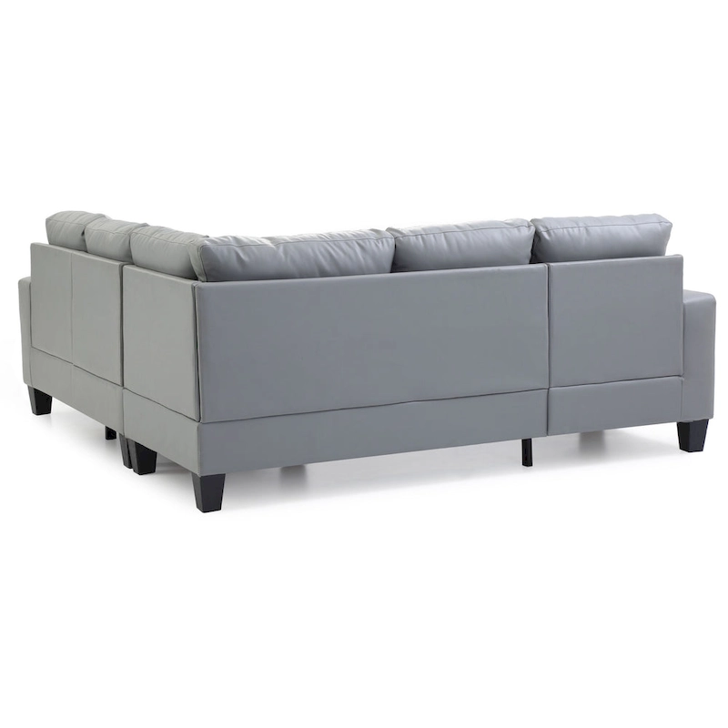 Newbury Faux Leather Sectional Sofa