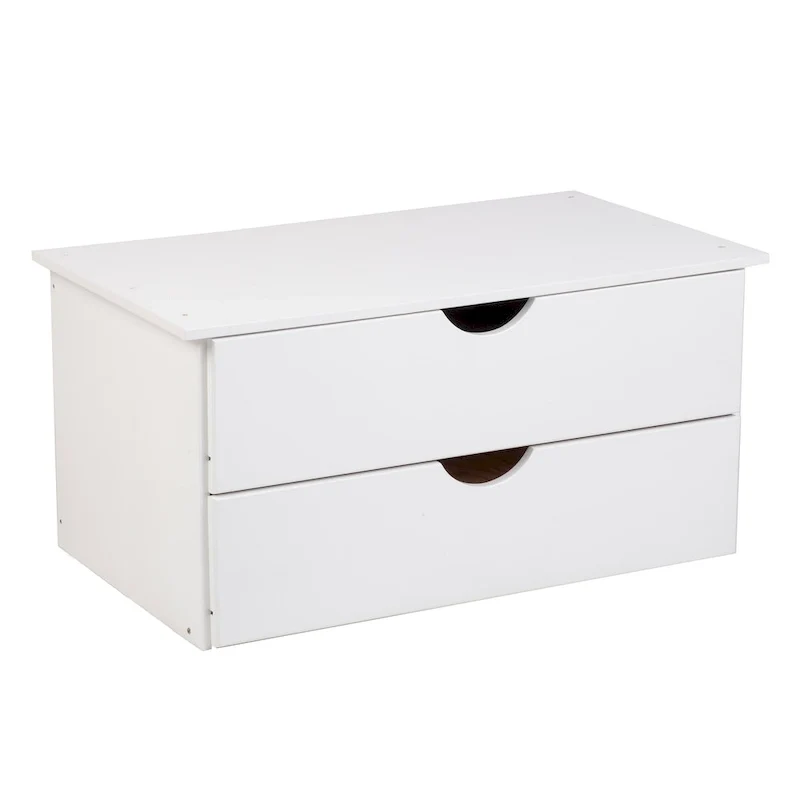 Palace Imports 100% Solid Wood 2-Drawer Internal Chest for Kyle Wardrobe Armoires