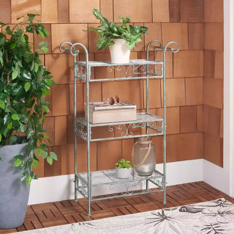 Noreen 3 Tier Shelf - Indoor/Outdoor - PAT5006 - Safavieh