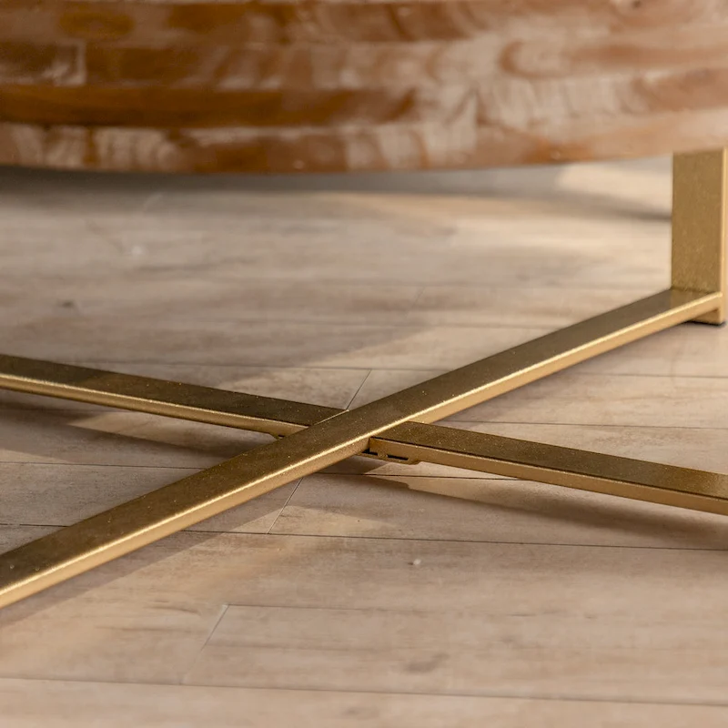 31.29 Modern Retro Splicing Round Coffee Table
