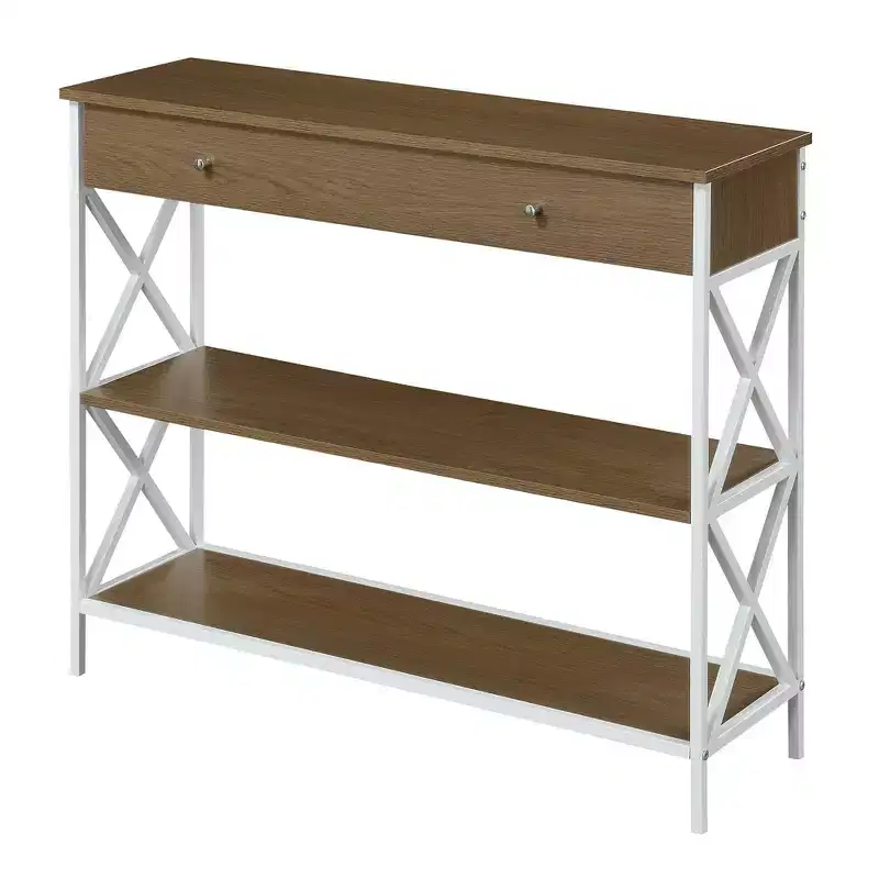 Console Table with 1 Drawer and 2 Shelves – 39.5