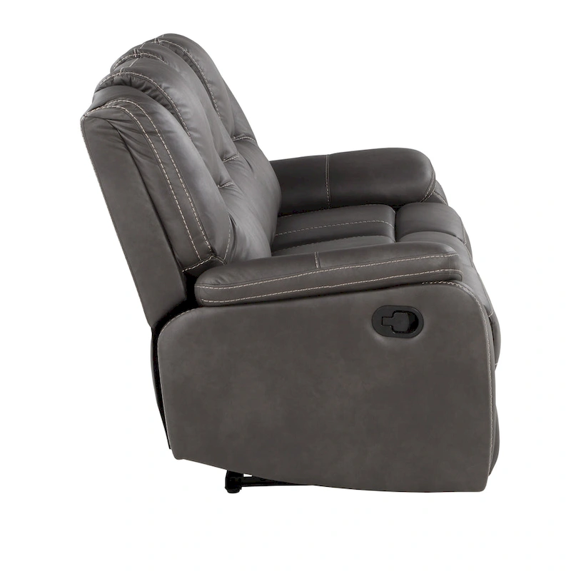 Steve Silver Kameryn Faux Leather Manual Reclining Sofa