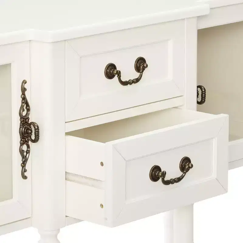 L-Shaped Corner Desk with Storage Shelves, Home Office Computer Desk with Keyboard Tray