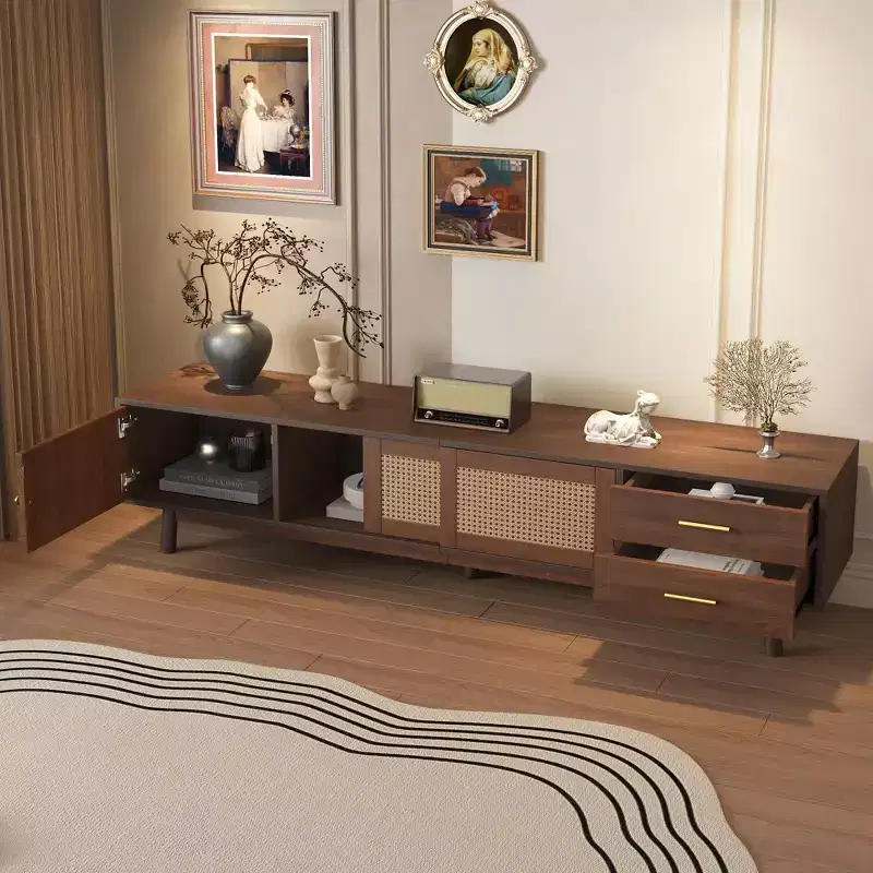 Mid Century Modern TV Stand for 80