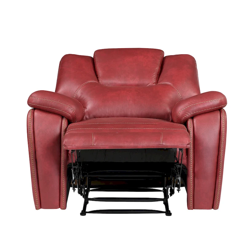 Steve Silver Kameryn Faux Leather Manual Recliner