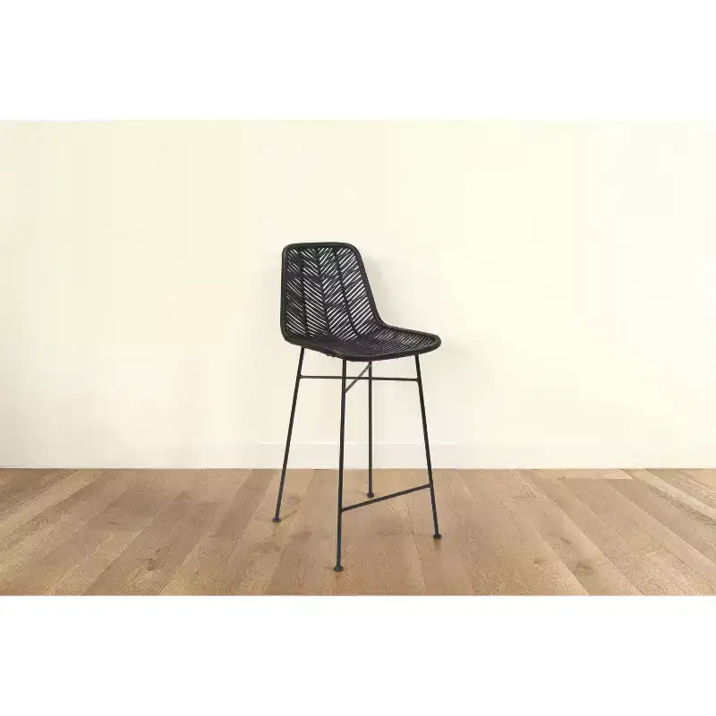 Storied Home Rattan Bar Stool