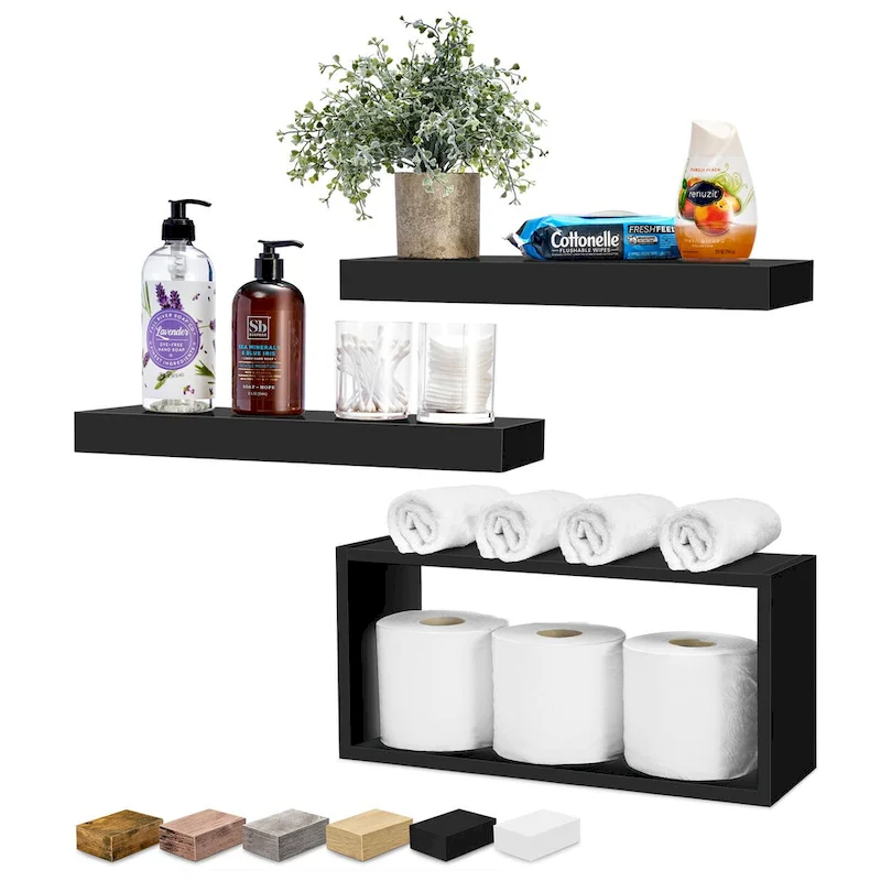 Floating Shelves for Wall  of 3 - 16L X 5.5W X 7.75H
