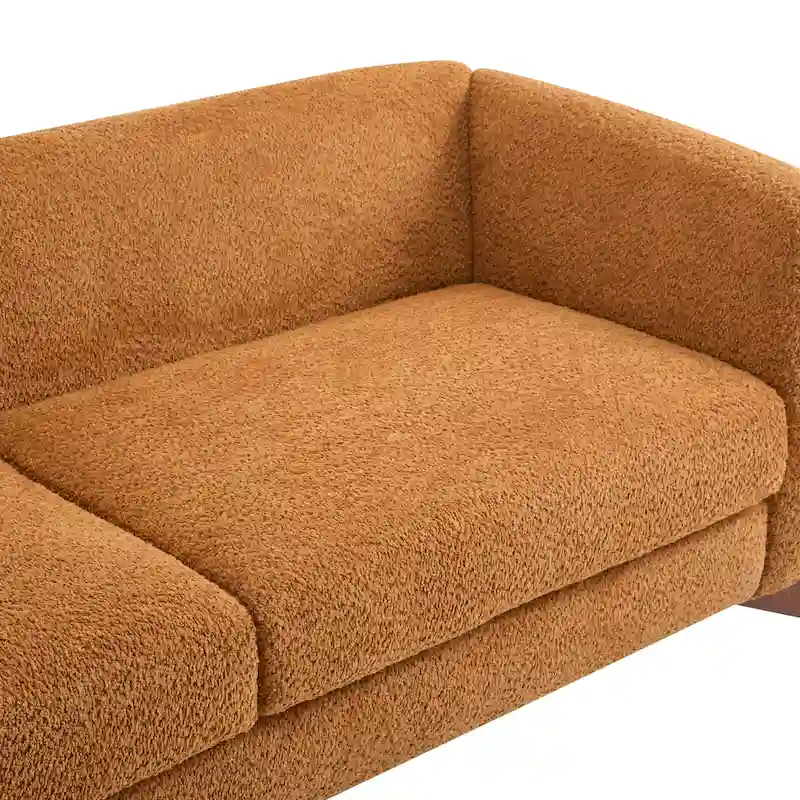 Alma Upholstered Boucle 3-Seat Sofa by Christopher Knight Home