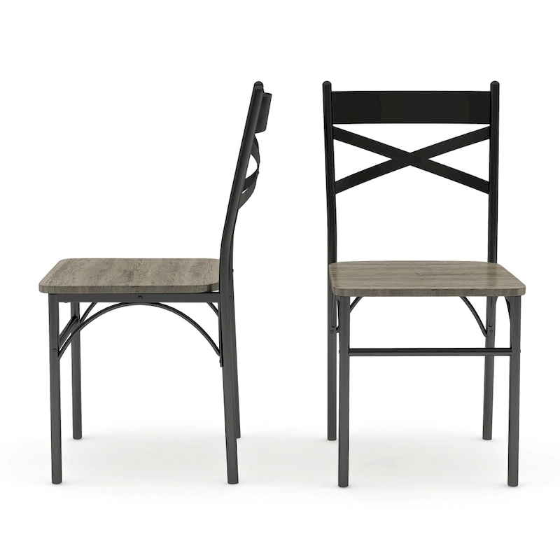DH BASIC Small Space 4-Person Dining Set by Denhour