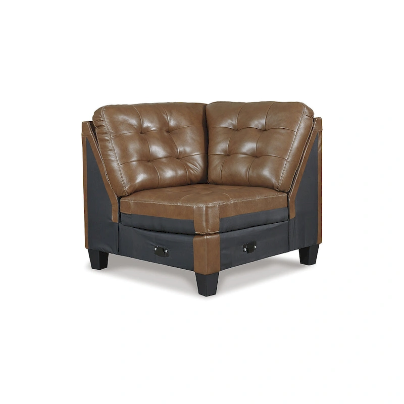Signature Design by Ashley Baskove Brown 3-Piece Sectional - 100W x 100D x 39H