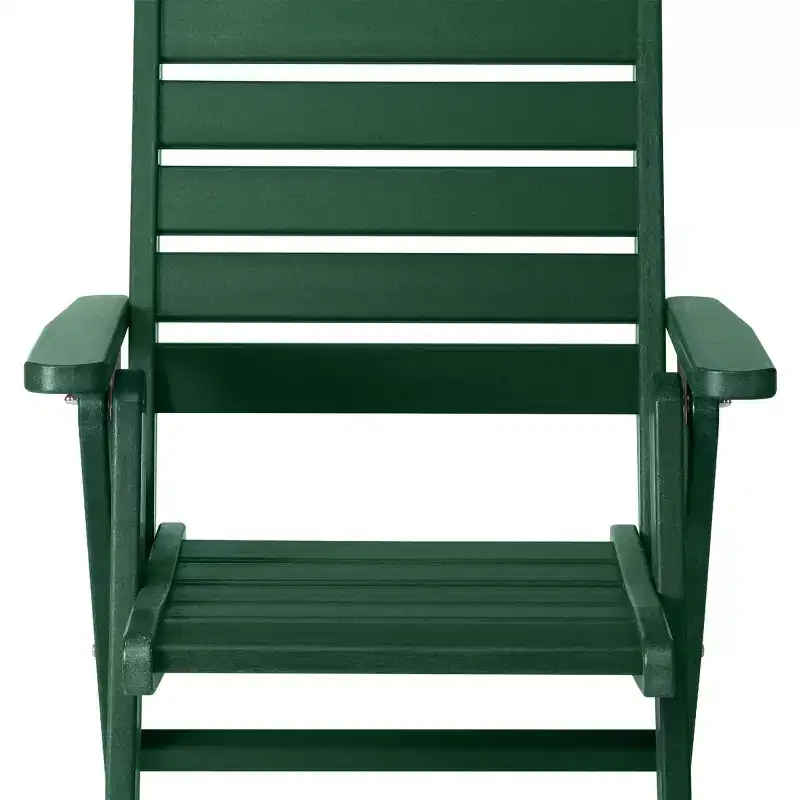 WestinTrends Malibu HDPE Adjustable Highback Folding Patio Dining Chair