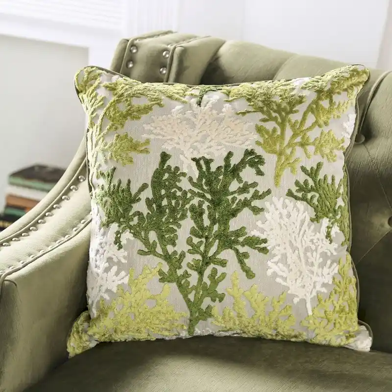 Olie Transitional Green Fabric Upholstered Tufted Back Sofa by Furniture of America