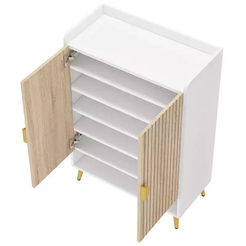 Tribesigns 7-Tier Wooden Shoe Cabinet