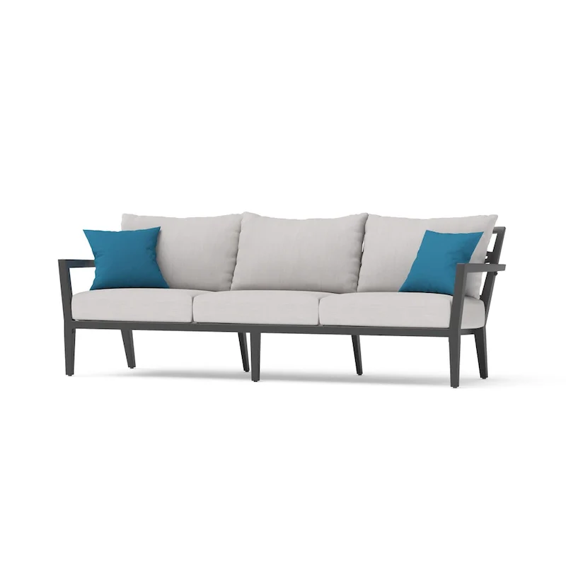 Venetia 7 Piece Sunbrella Outdoor Patio Motion Seating Set