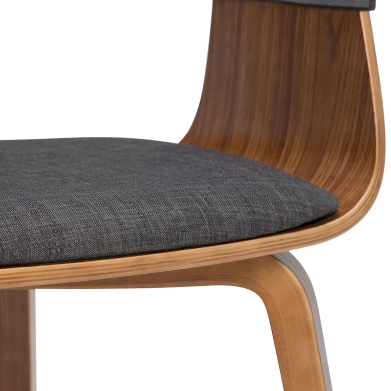 WYNDENHALL Calinda Mid Century Modern Bentwood Single Dining Chair - 20.5w x 21.7d x 30.9h