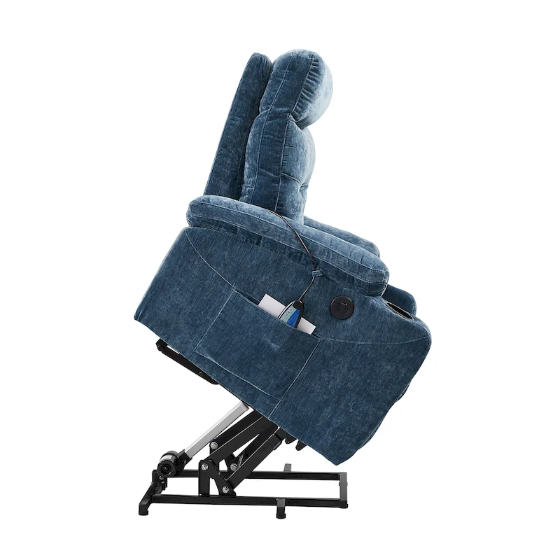 Christopher Knight Home - Liyasi Electric Power Lift Recliner with Massage, Heat, and Convenient Features