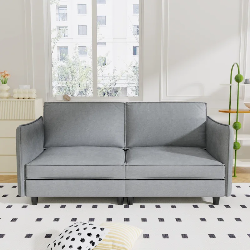 Christopher Knight Home - Hadley 74.27 Loveseat Sofa with Mid-Century Modern Design