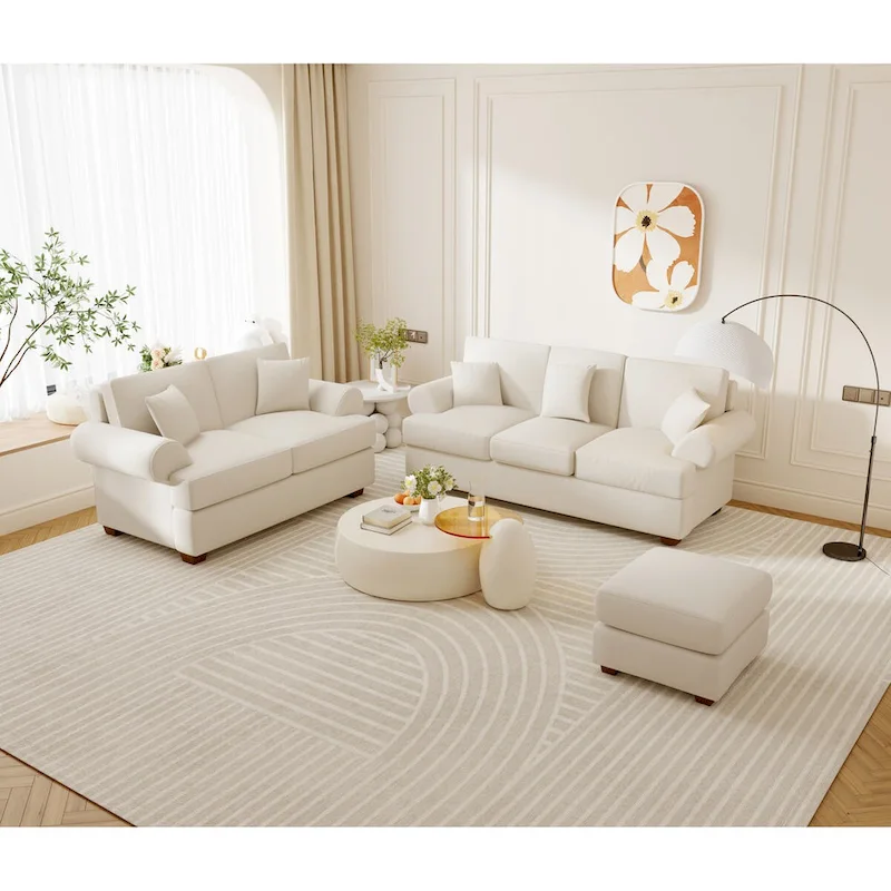 66 Fabric Sofa Sets Modern Loveseat Sofas for Living Room