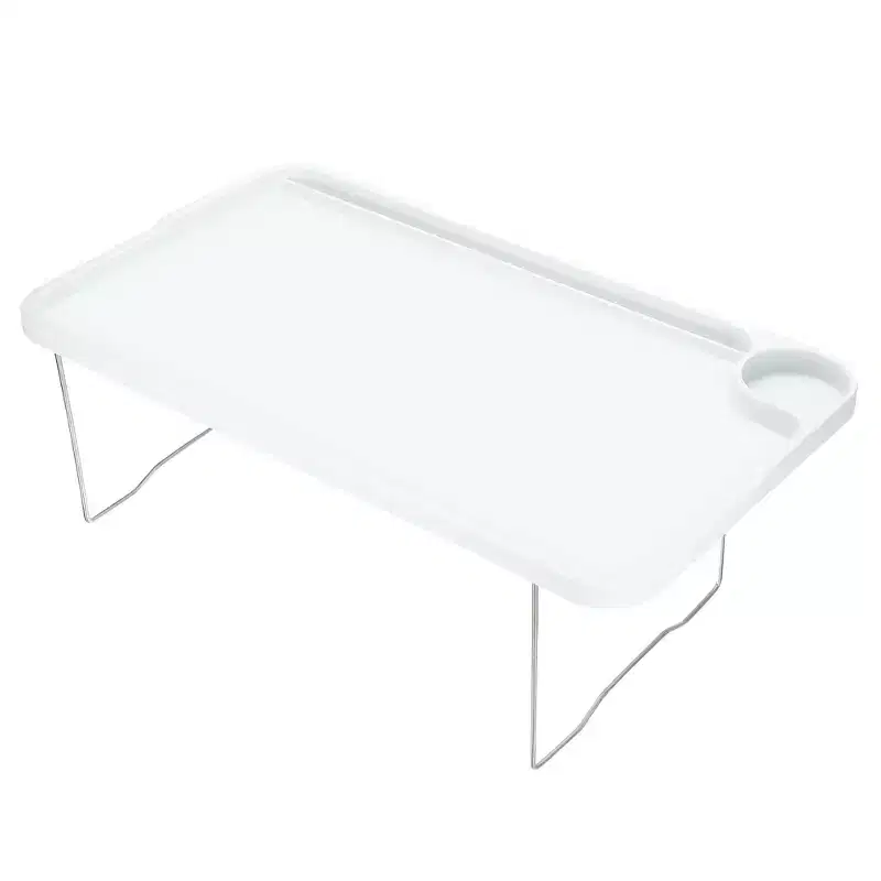 Reusable Bed Laptop Breakfast-Serving Table with Folding Legs