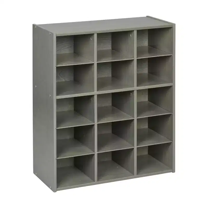 15 Cubby Tray Storage Cabinet, 5x3, Classroom Furniture