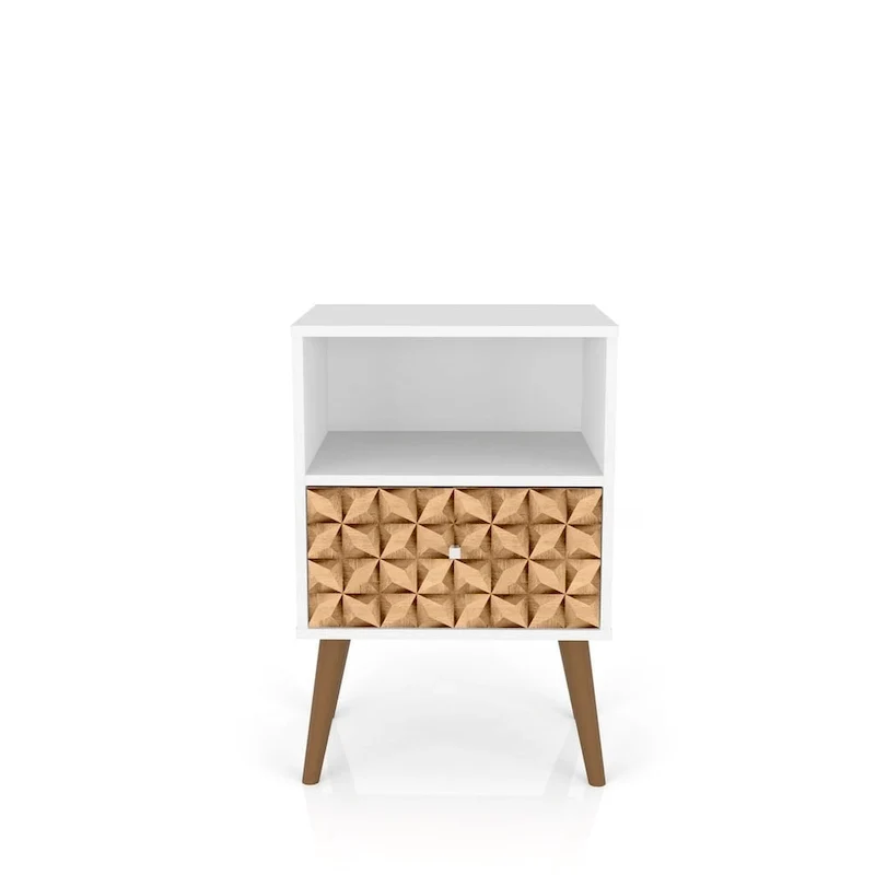 Liberty 1.0 Mid Century Modern 1 Drawer Nightstand