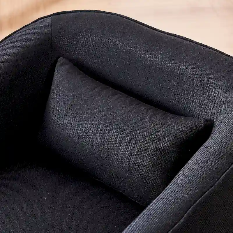 Swivel Barrel Chair With Ottoman