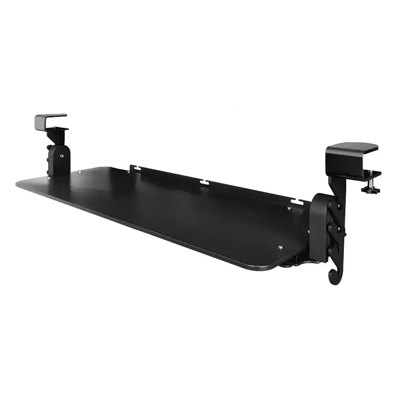 KT4 Clamp-on Under-Desk Slide-Out Ergonomic Keyboard Tray, Black