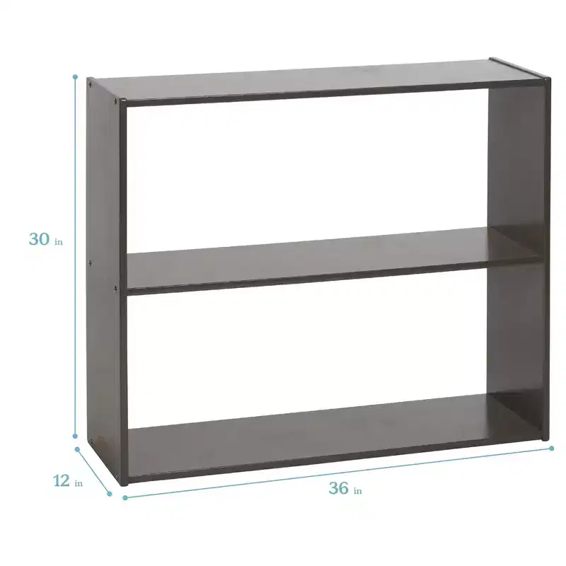 ECR4Kids Streamline 2-Shelf Double-Sided Storage Cabinet, 30in, Classroom Furniture