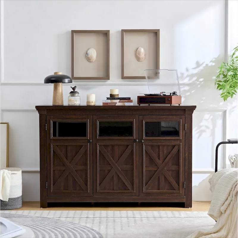 Farmhouse Buffet Sideboard Cabinet