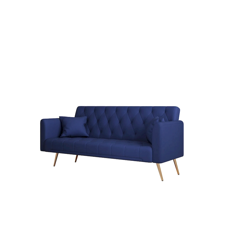 71 Convertible Double Folding Living Room Sofa Bed