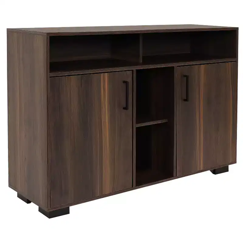 Indoor Sideboard Storage Buffet Cabinet with Shelves - 48.5