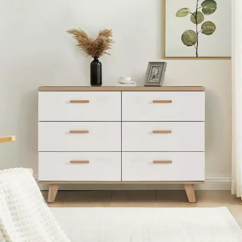 Multifunctional Storage Cabinet with Large Drawer, Spacious Sideboard for Kitchen, Dining Room, Living Room, or Home Office, Easy Assembly
