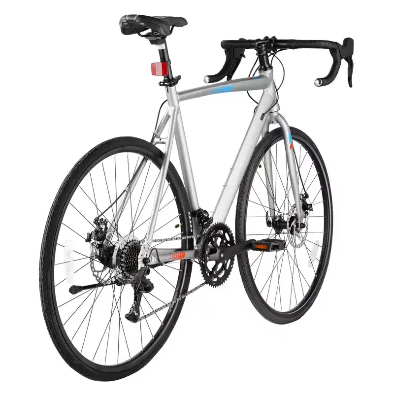 VEVOR Road Bike, 700C Wheels Racing Bike, L-TWOO 14 Speeds Drivetrain City Commuter Road Bicycle with Lightweight Aluminum Alloy Frame, Grey