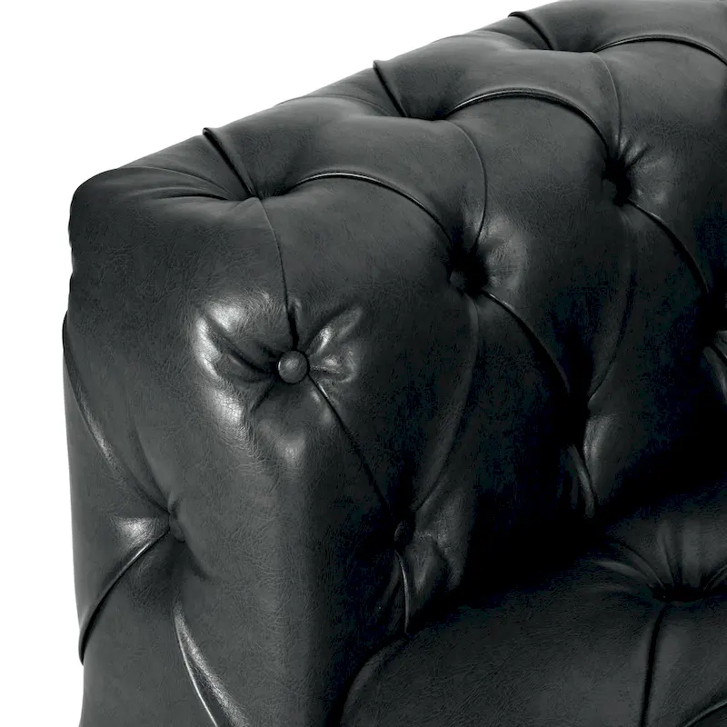 Sagewood Transitional Deeply Tufted Sofa by Christopher Knight Home