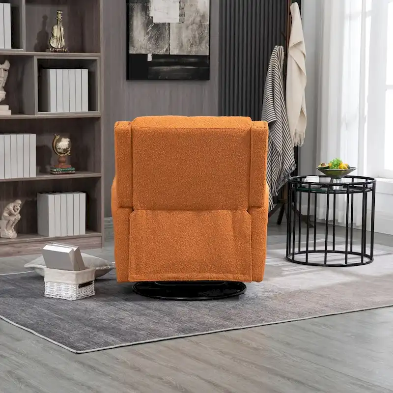 Swivel Manual Recliner Chair 360 Degree Leisure Arm Chair, Nursery Rocking Chairs