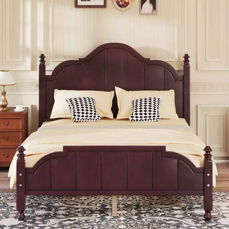 Vintage Wooden Bed Frame
