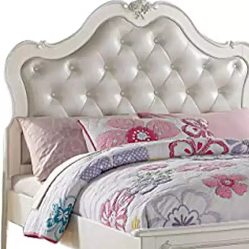 Edalene 87 Full Bed and Pearl White - Acme Furniture