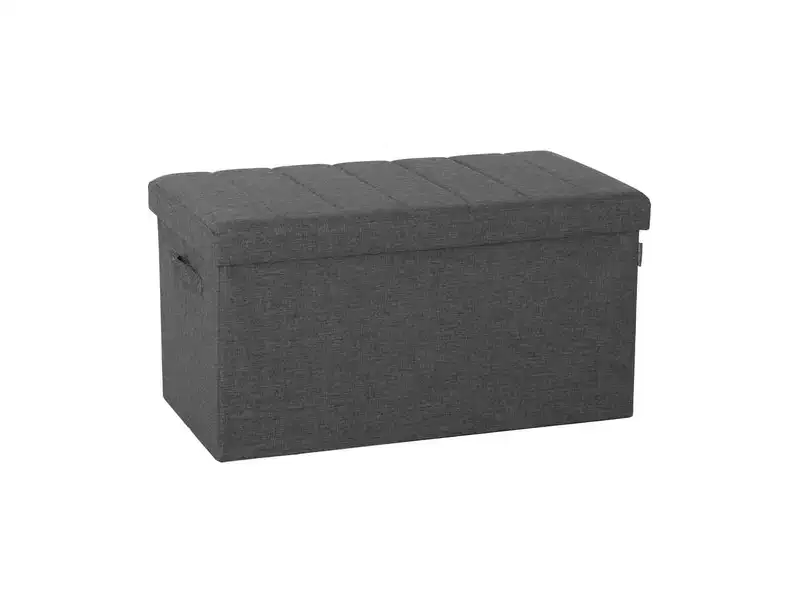 Channel Tufted Storage Trunk with Handles – 30
