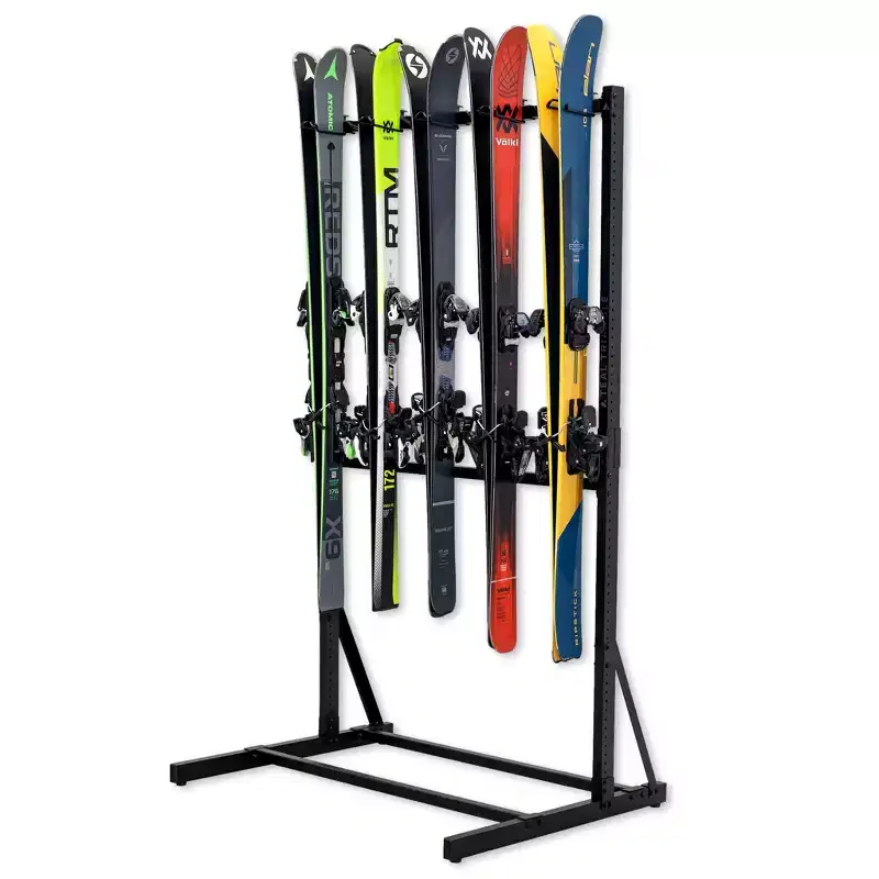 Teal Triangle Freestanding G-Ski | Holds 5 Pairs of Skis