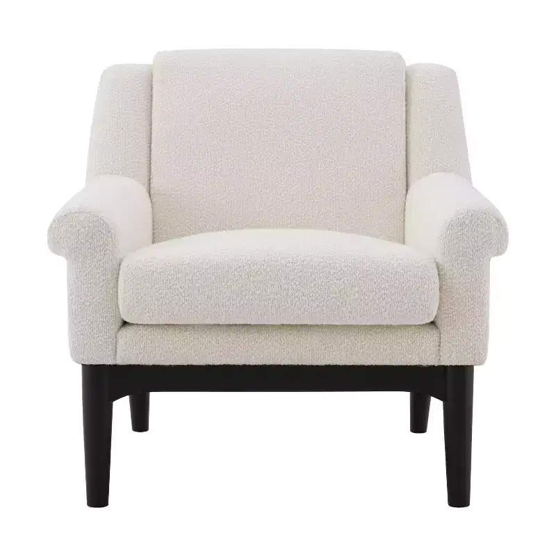 Polibi Flared-Arm Accent Chair