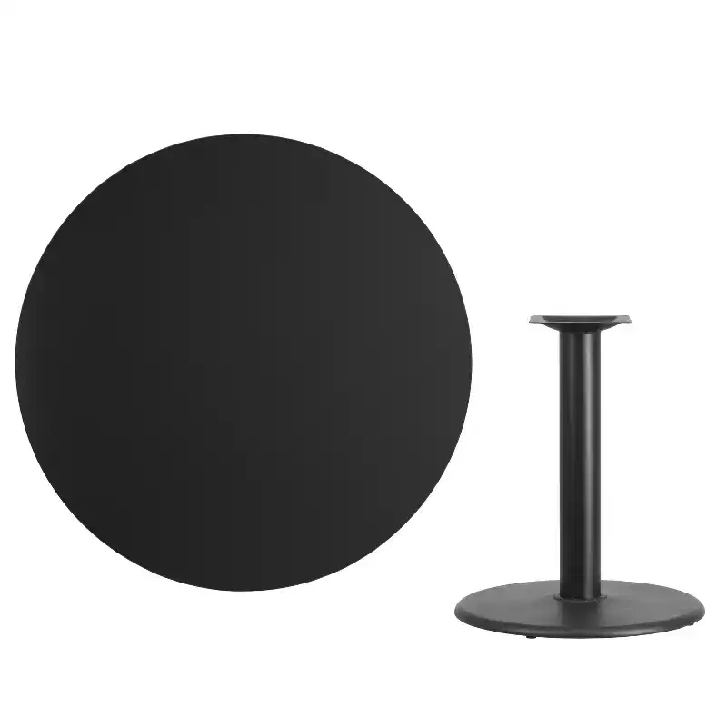 Emma and Oliver 42 Round Laminate Table Top with 24 Round Table Height Base