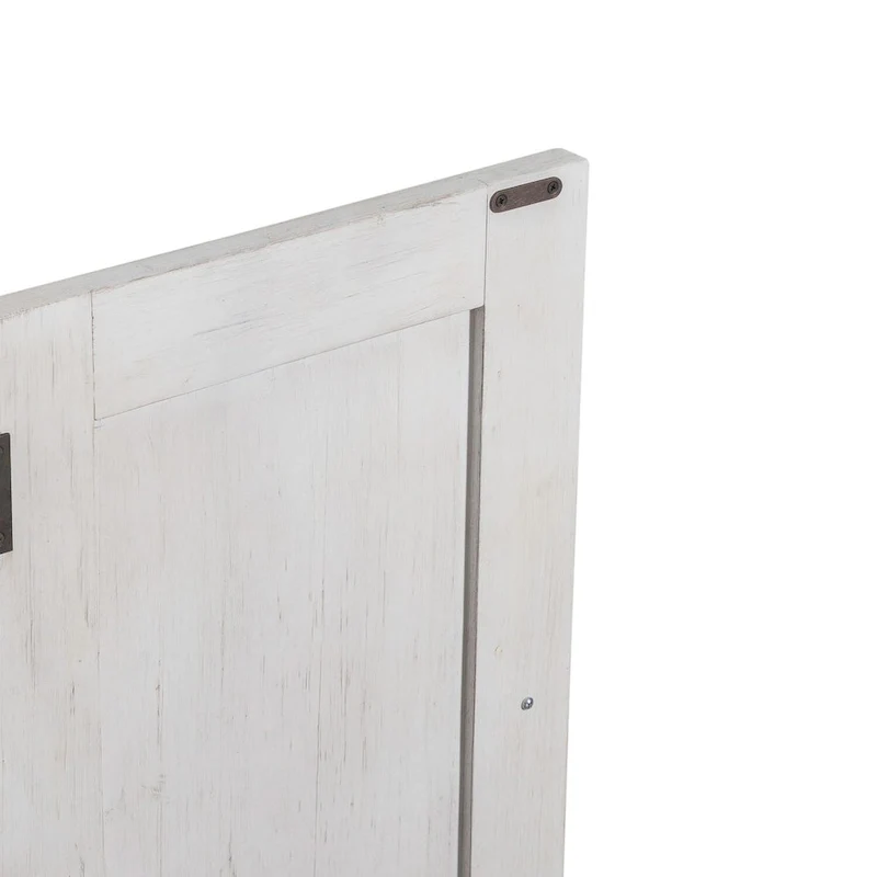 Breakfront Server in Distressed White or Grey
