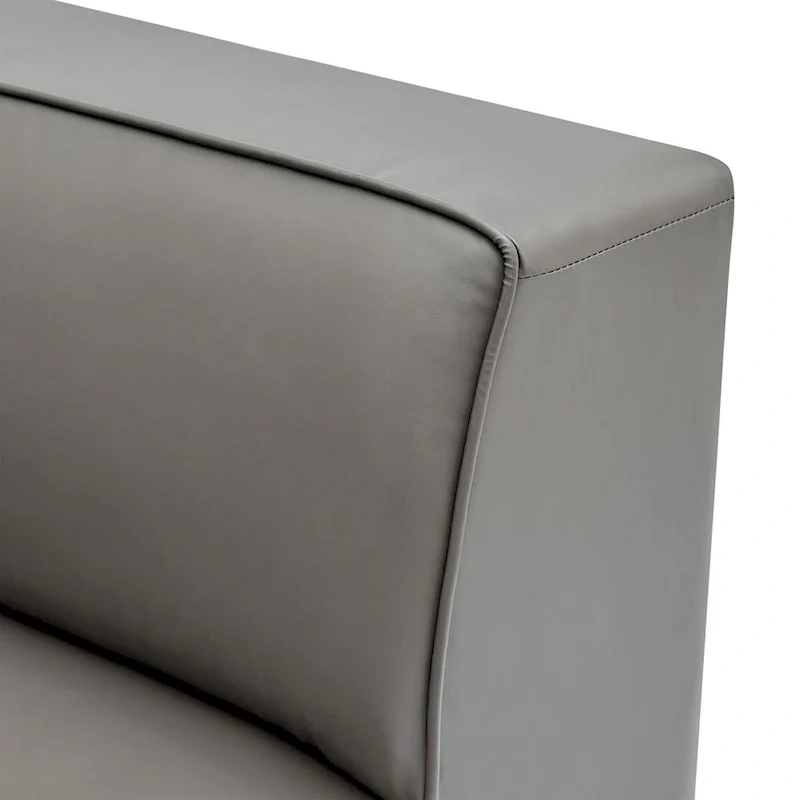 Mingle Vegan Leather 7-Piece Sectional Sofa