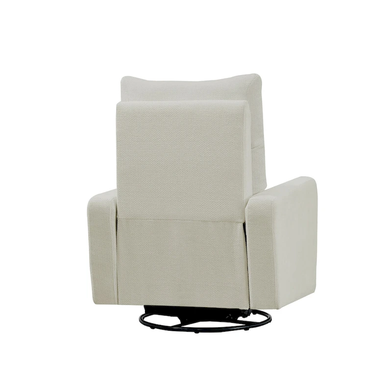 Olmas 33.5W Power Swivel Glider Recliner with USB Charger Set Of 2