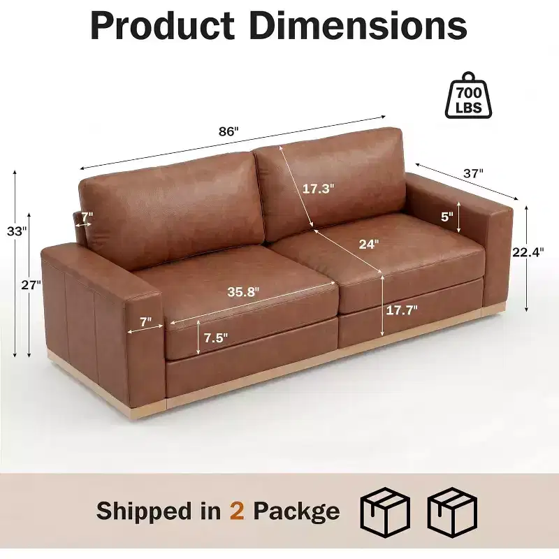 100 inch Fixed Sofa with Wooden Strips, Cotton Fabric, Triple Person Seat, Suitable for Living Rooms and Apartments