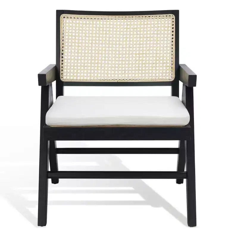 Colette Rattan Accent Chair - SFV4135 - Safavieh Couture