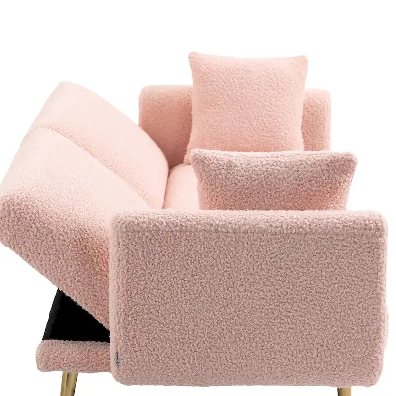 Linen Modular Sofa Section Armless Accent Chair