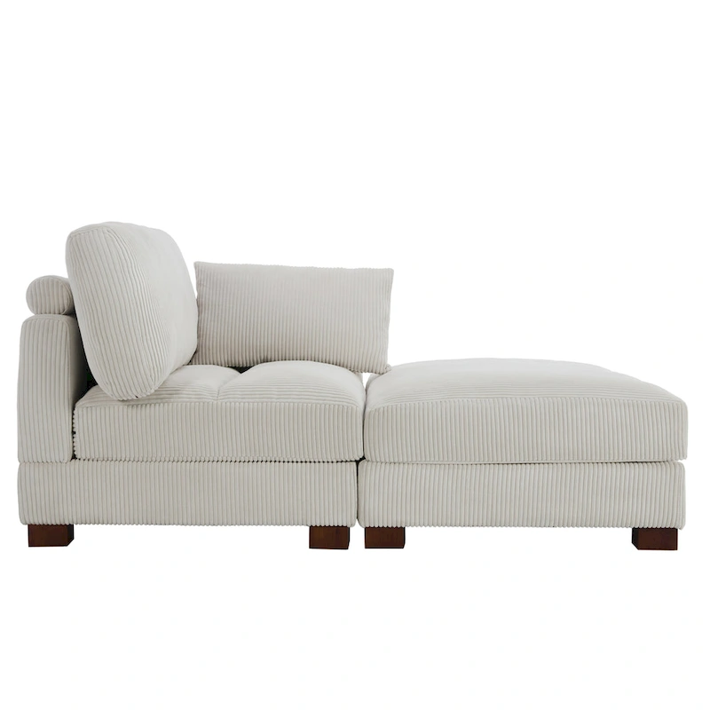 88 Convertible Larger Couch Modular Sectional Sofa Set