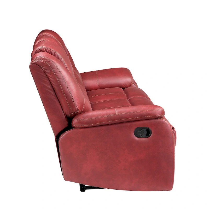 Steve Silver Kameryn Faux Leather Manual Reclining Sofa