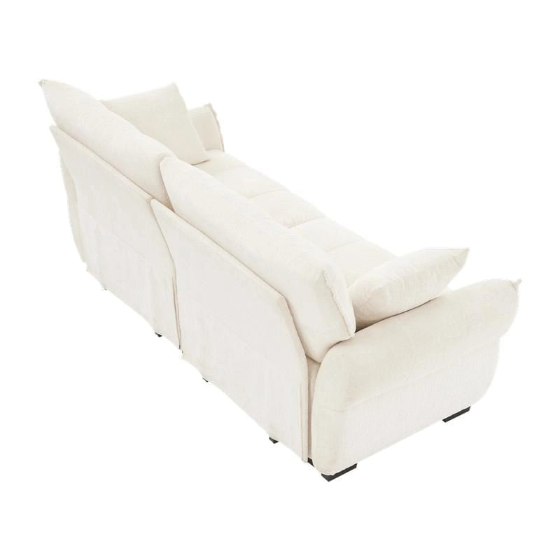 78.7 Chenille Two Seater Upholstered Sofa